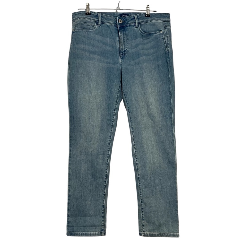 J. Jill Women's Blue Ankle & Cropped Jeans - Picture 2 of 9